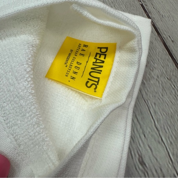 NWT Rae Dunn White & Peanuts collaboration kitchen Towel the sparkle is in you - Picture 5 of 6